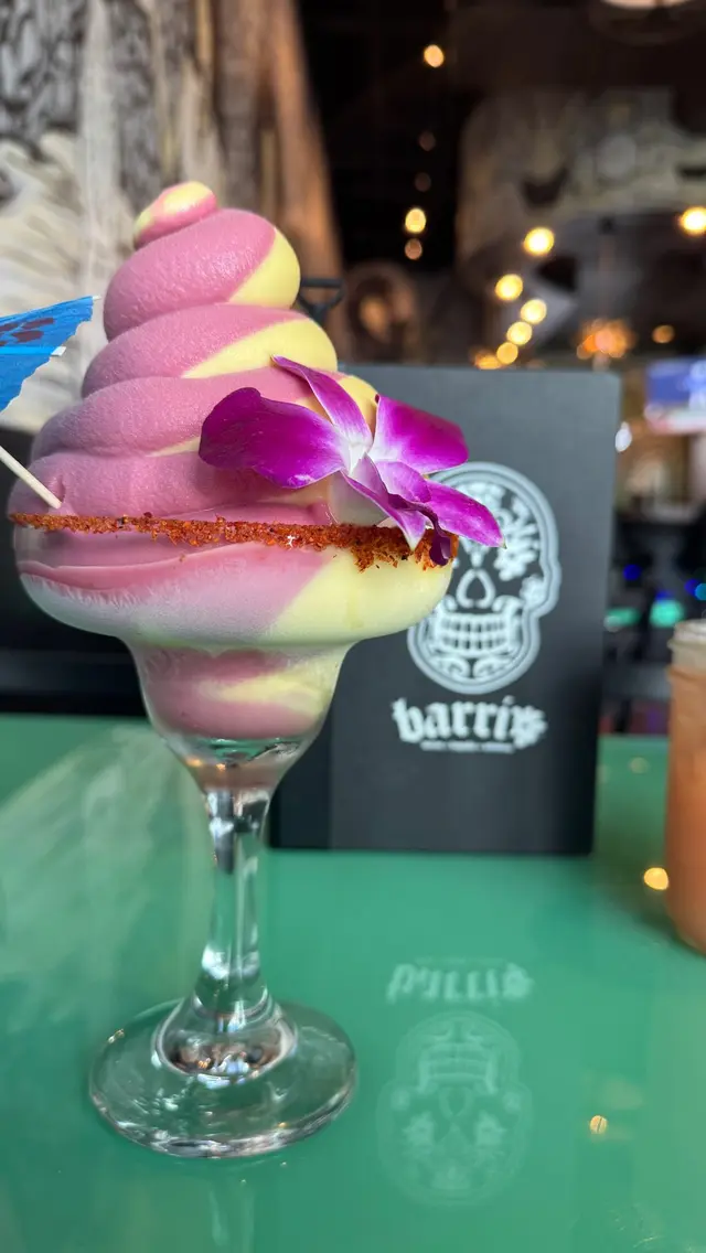 The viral Soft Serve Margaritas are right here in McKinney. @barrio_mckinney is brand new to McKinney, but they definitely made a big splash! Come hungry, because we made our way through a flight of c